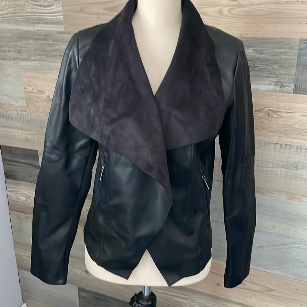 Bagatelle Faux Leather/Suede Jacket size S